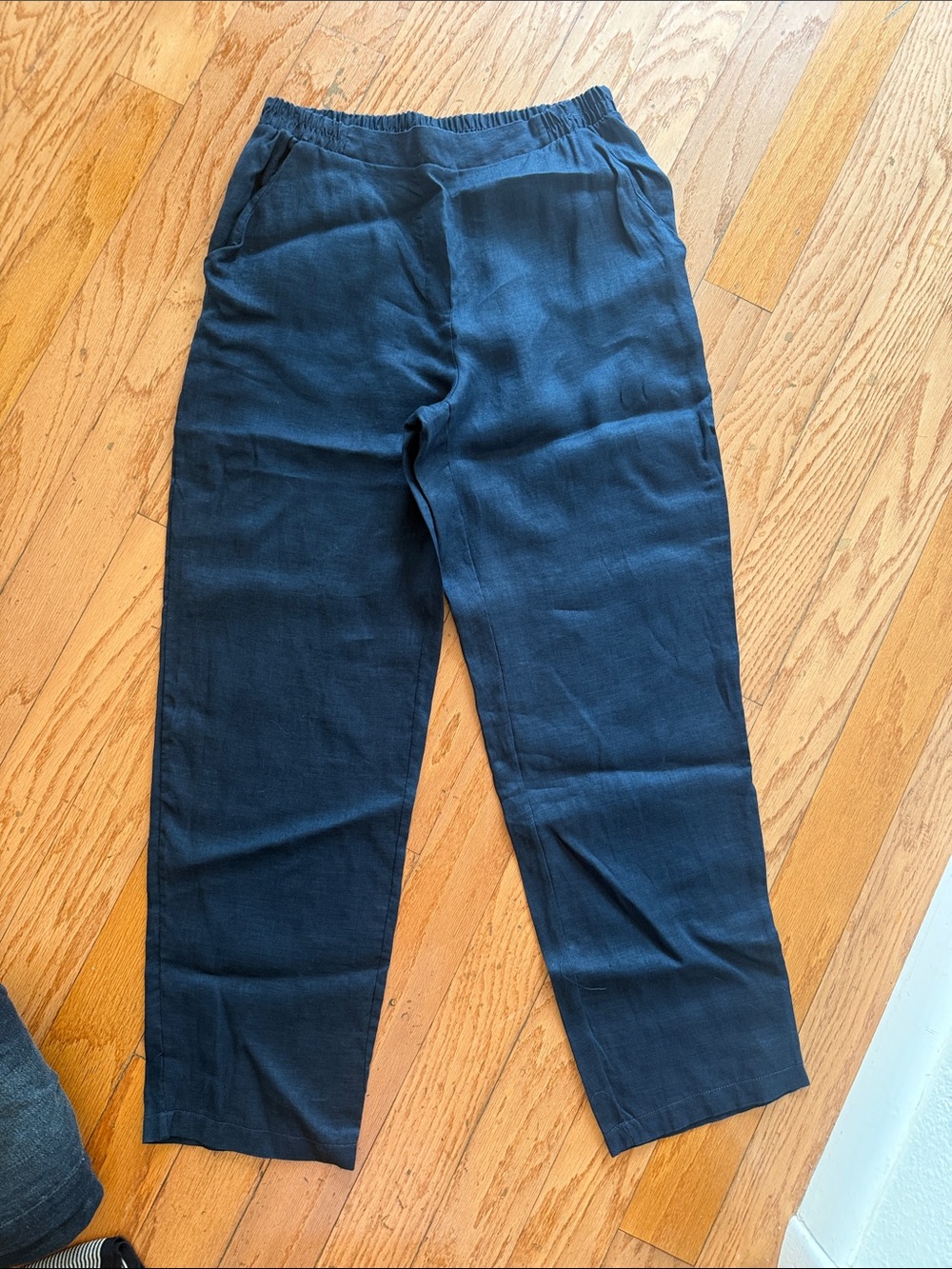 Woman Navy Casual Pants